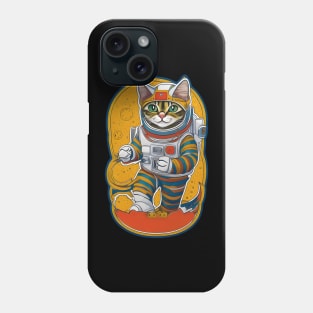 Red Planet Explorer: Cat in Astronaut Suit on Mars Phone Case