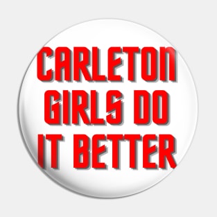 Carleton Girls Pin