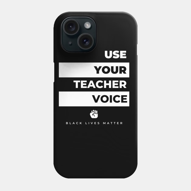 Use Your Teacher Voice! Phone Case by Teaching At Tiffany's 