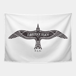 Currituck Beach, NC Summertime Vacationing Bird Flight Tapestry