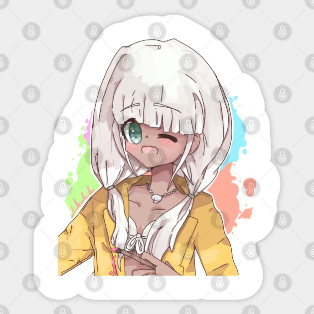 Angie Art By Kibo Kibo Danganronpa V3 Sticker Teepublic