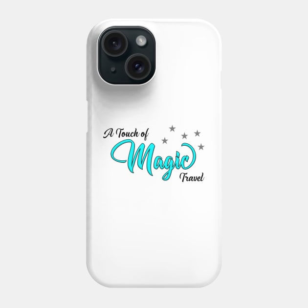 Blue ATOM Logo Phone Case by A Touch of Magic Travel