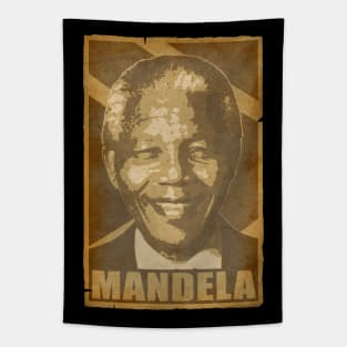 Nelson Nelson Mandela Propaganda Poster Tapestry