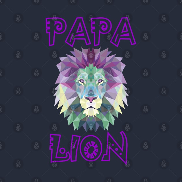 PAPA LION POPULAR T-SHIRT by imdesign