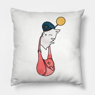 Mail Moogle Watercolor Pillow