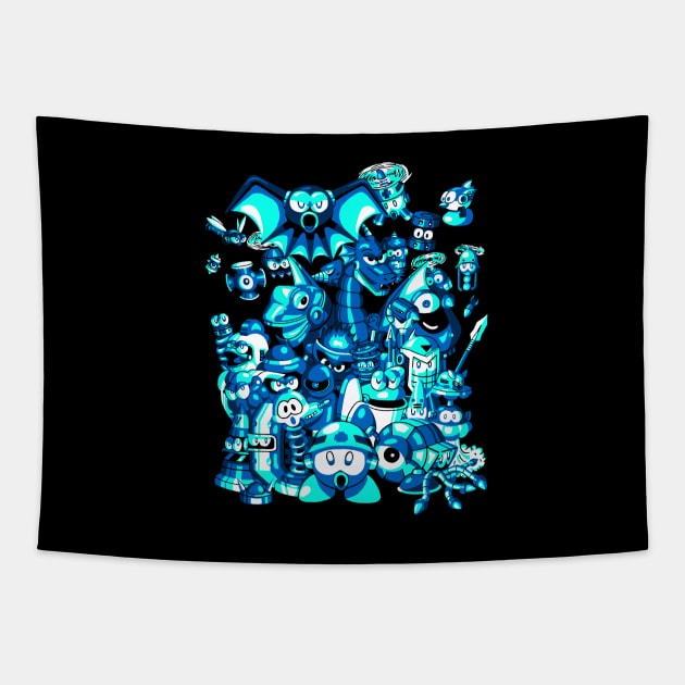 Mega Minions Tapestry by StephenHartman