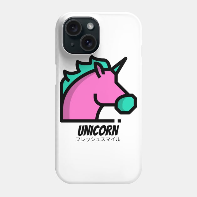 Unicorn Magic Horse Pink Blue Phone Case by BradleyHeal