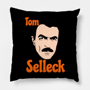 Tom Selleck Cartoon Pillow