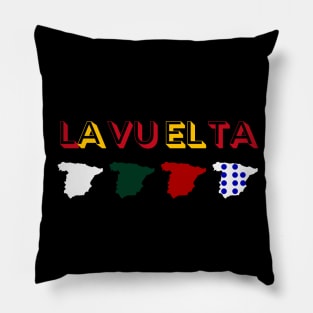 La Vuelta Cycling Shirt, La Vuelta Jersey, La Vuelta 2023, Vuelta Espana Pillow