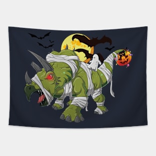 Mummy Triceratops Dinosaur Tapestry