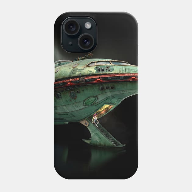 Planet Express and Leela Phone Case by seccovan