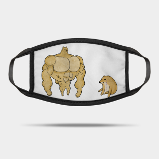 Buff Doge Masks Teepublic