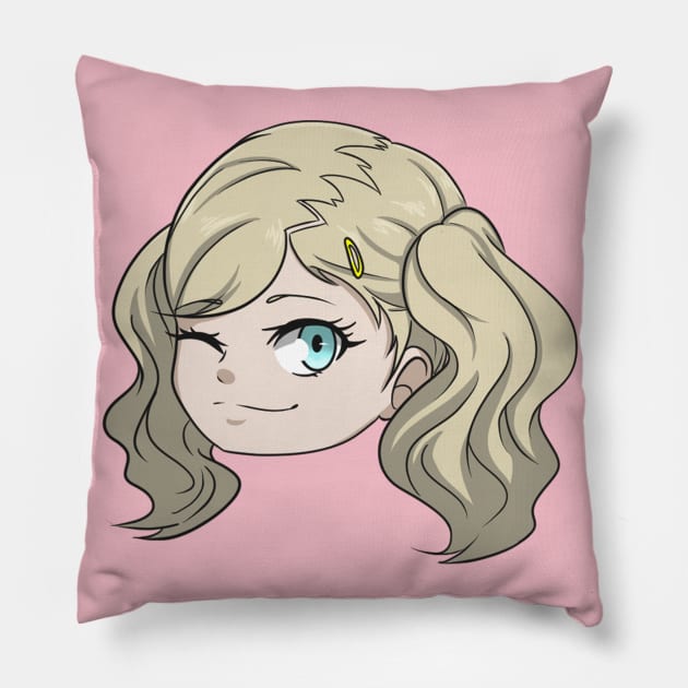 Ann Chibi Head Pillow by AdorableArts