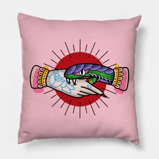 Trust Nobody Tattoo Pillow