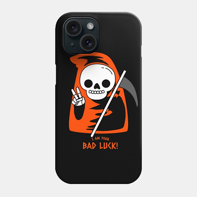 I'm Your Bad Luck Halloween Skelton Phone Case by Dody