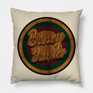 Circle Retro Boney James Pillow