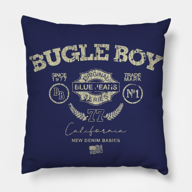 Bugle Boy New American Denim Bugle Boy Pillow Teepublic