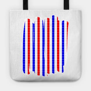 US flag colored lines Tote