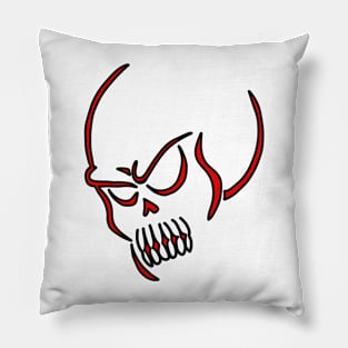 Minimalist skull Pillow