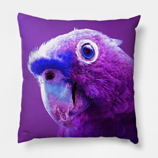 Purple Bird Pillow