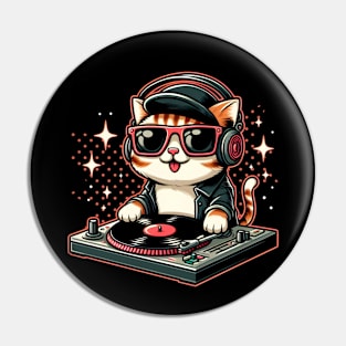 cat dj Pin