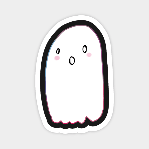 Little ghost friend Magnet by Mayarart