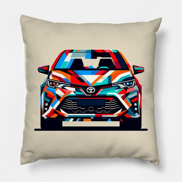 Toyota Corolla Pillow by Vehicles-Art