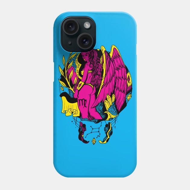 CMYK Virgo Beauty Phone Case by kenallouis