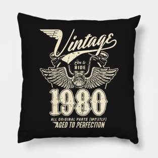 40th birthday gifts for men and women 1980 gift 40 years old Pillow