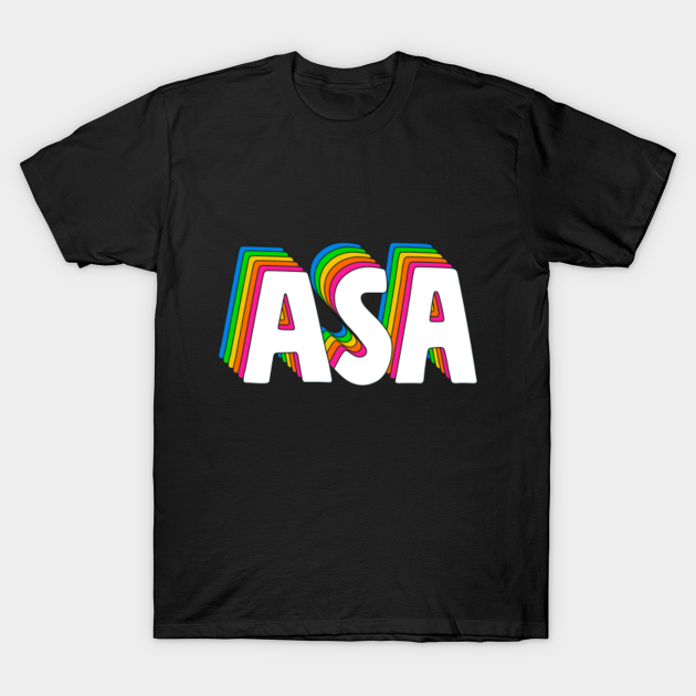 Hello My Name Is Asa Rainbow Name Tag Asa T Shirt Teepublic<script async src=