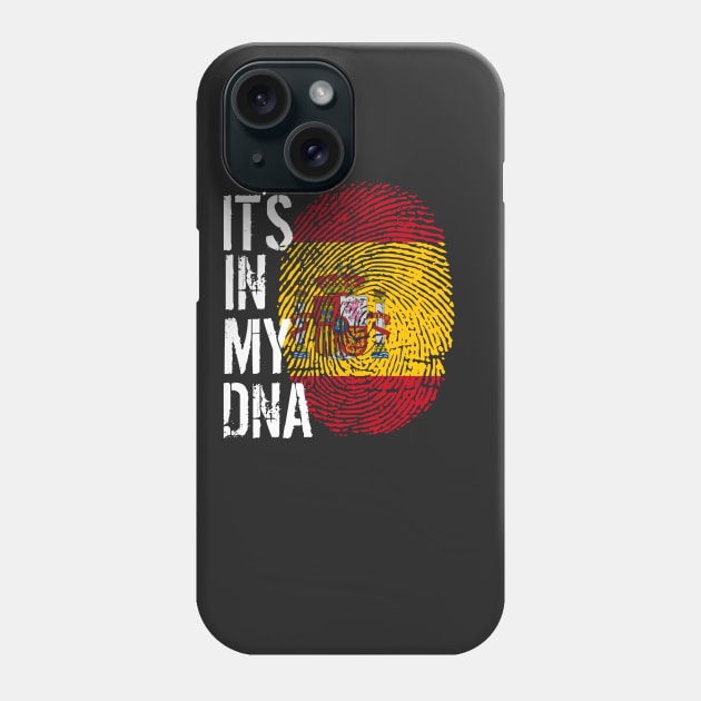 Spain Flag Fingerprint My Story DNA Spanish Phone Case by Your Culture & Merch