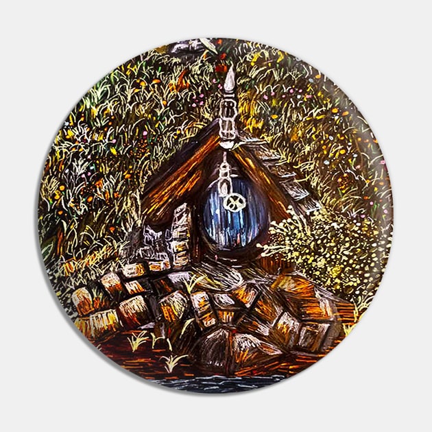 Magical Cottage Pin by theartistmusician