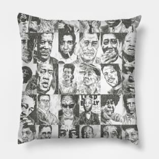 Blues Musicians Collection Pillow