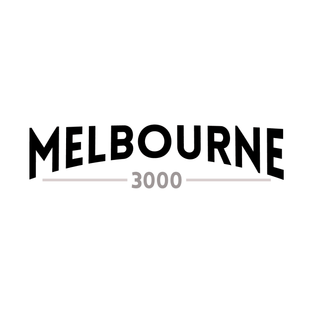 Melbourne 3000 Arc Logo (Black Logo) by myfourdigits