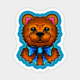 Teddy Bear and Tie Magnet