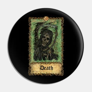 Death. Eternal Bones Tarot (Colorful) Pin