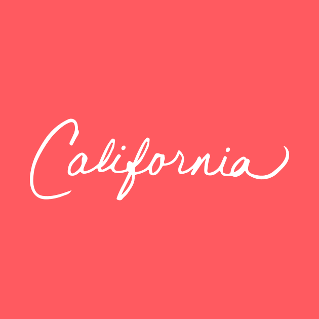 California Signature (white) by Calitees1