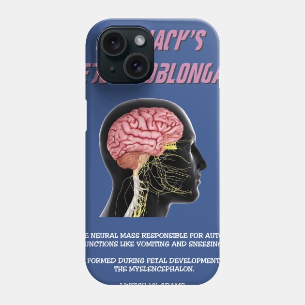 I Am Jack's Medulla Oblongata (White Text) Phone Case by rubernek