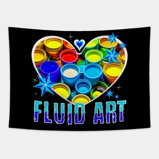 I love fluid art Tapestry