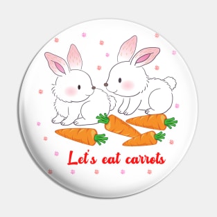 Let's eat carrots Pin