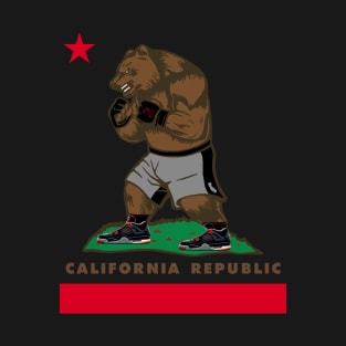 California Republic Bear w/ Jordan Bred's T-Shirt