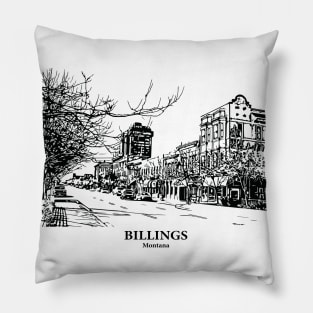 Billings - Montana Pillow