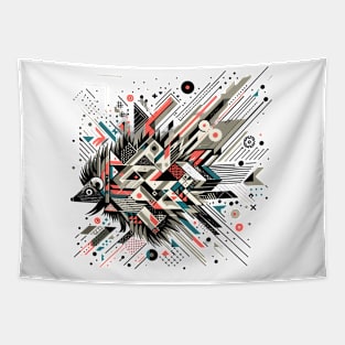 Abstract Animal Hedgehog 2 Tapestry