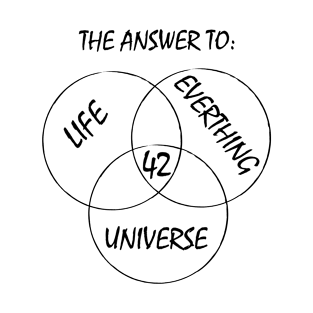 42 forty-two The answer of everything life gift T-Shirt