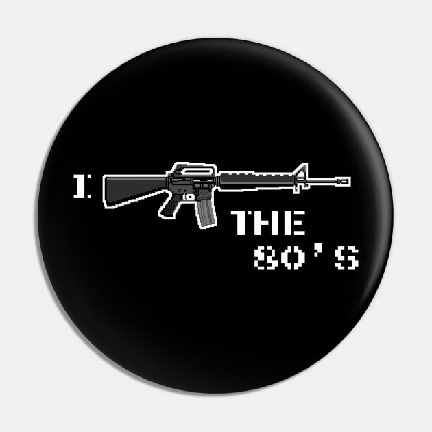 I M16A1 The 80's Pin by CCDesign