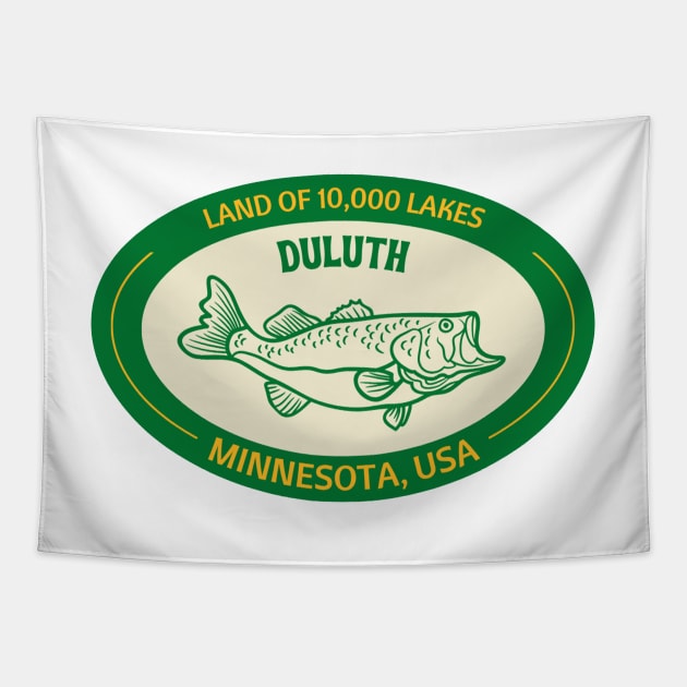 Duluth, MN Decal Tapestry by zsonn