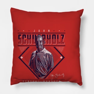 John Schuerholz Atlanta Diamond Name Pillow