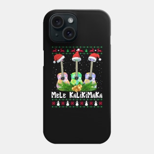 Mele Kalikimaka Ukulele Guitar Hawaii Phone Case