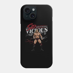 Sid Vicious Ruler Of The World Phone Case