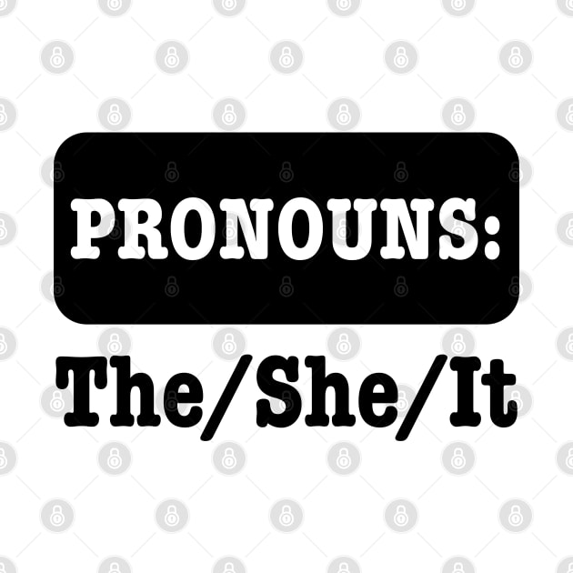 Pronouns The She It by HobbyAndArt